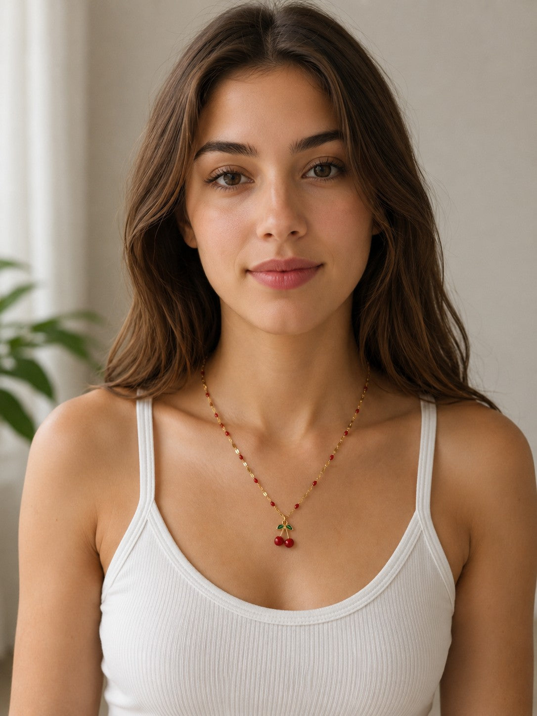 Cherry Red Necklace