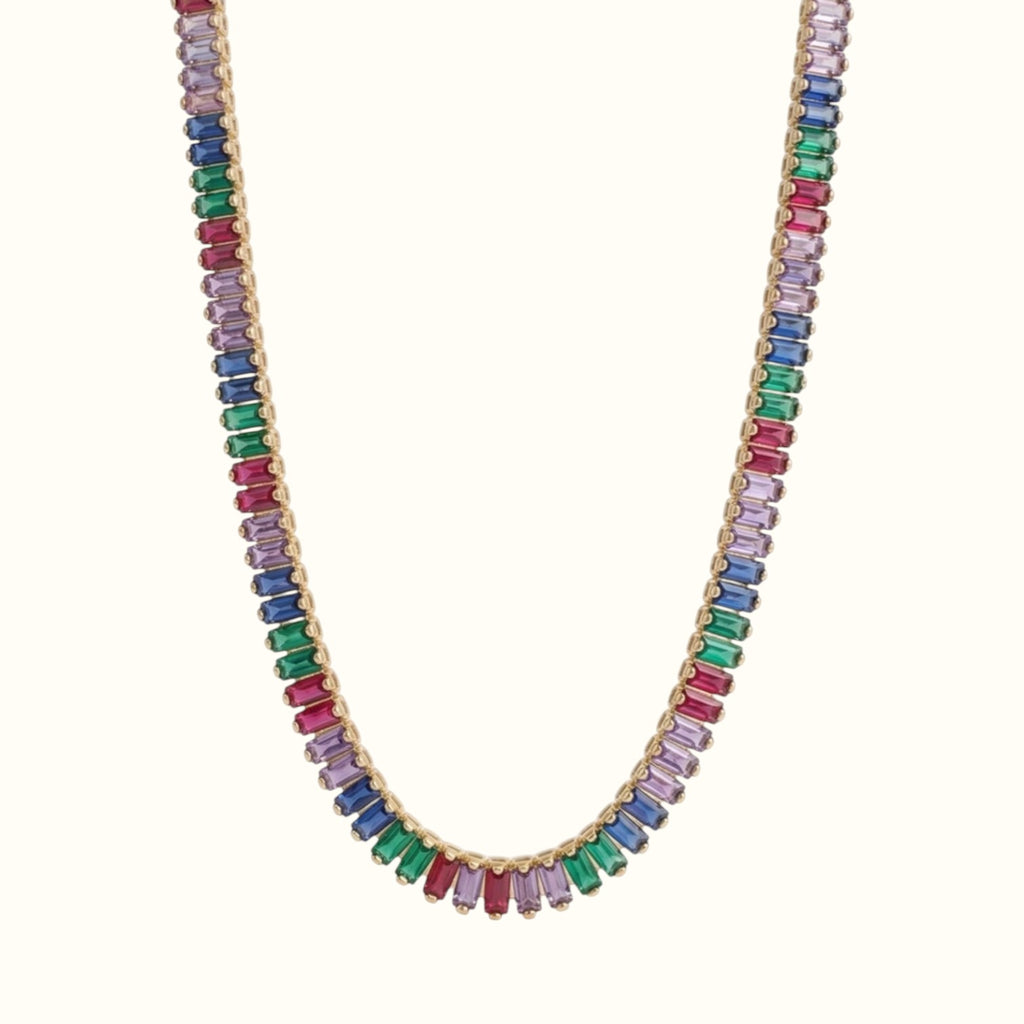 Baguette Tennis Necklace