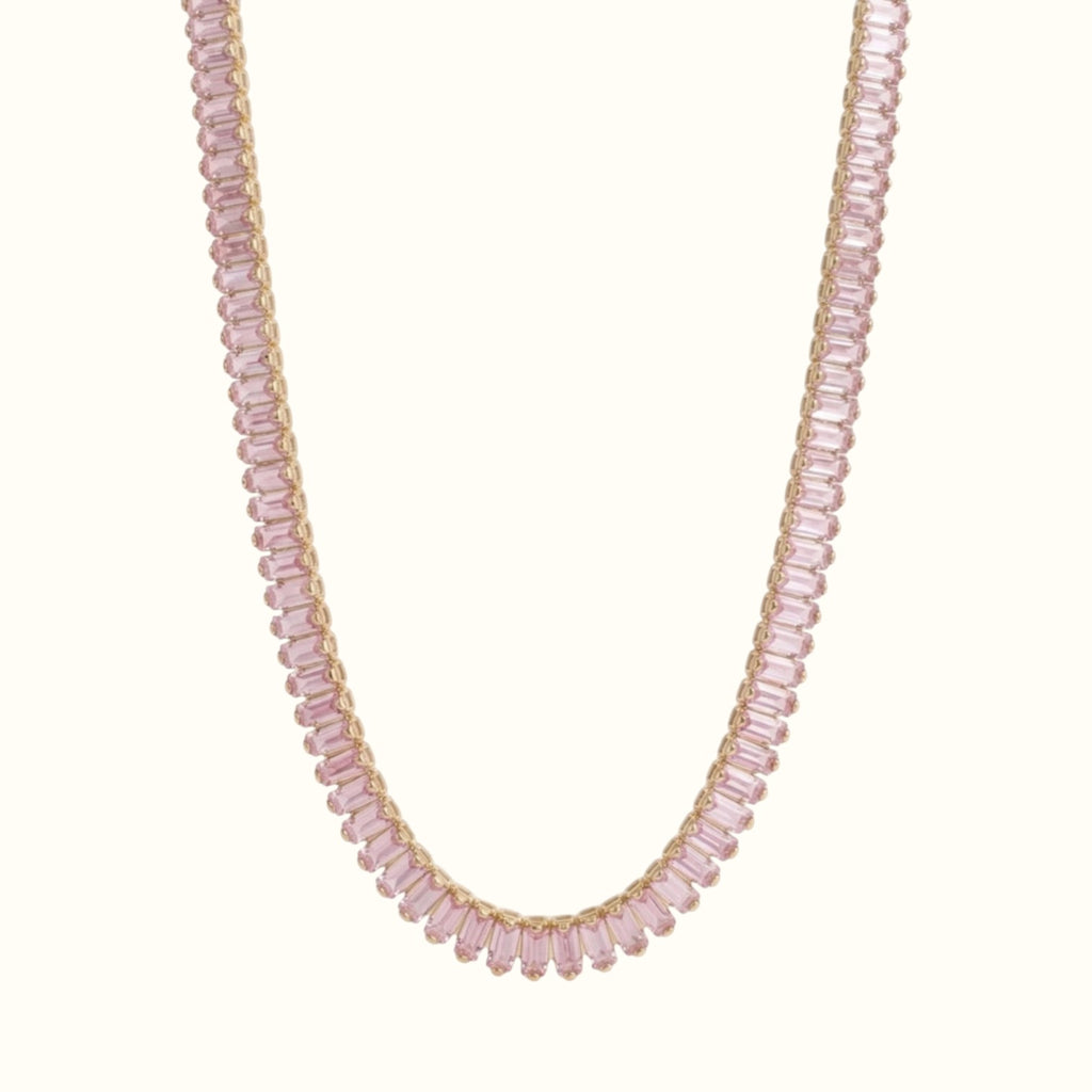 Baguette Tennis Necklace