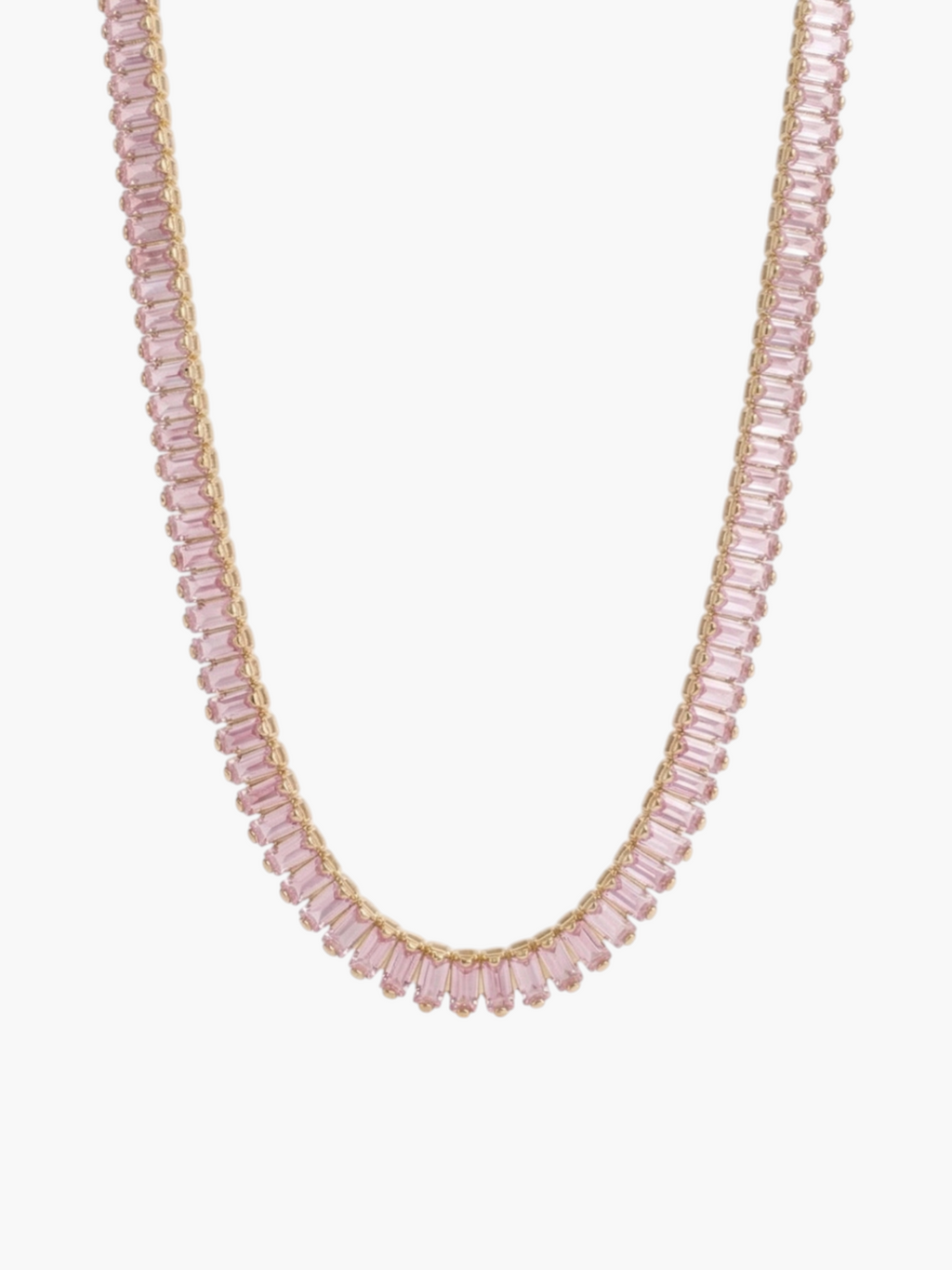 Baguette Tennis Necklace
