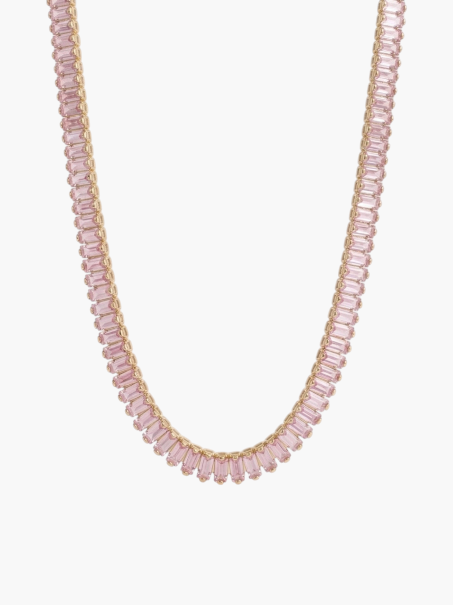 Baguette Tennis Necklace
