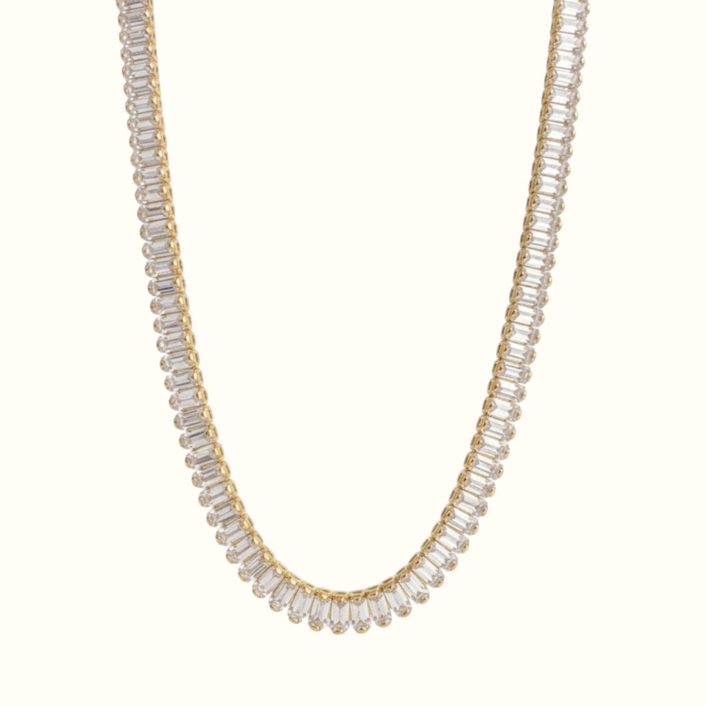 Baguette Tennis Necklace