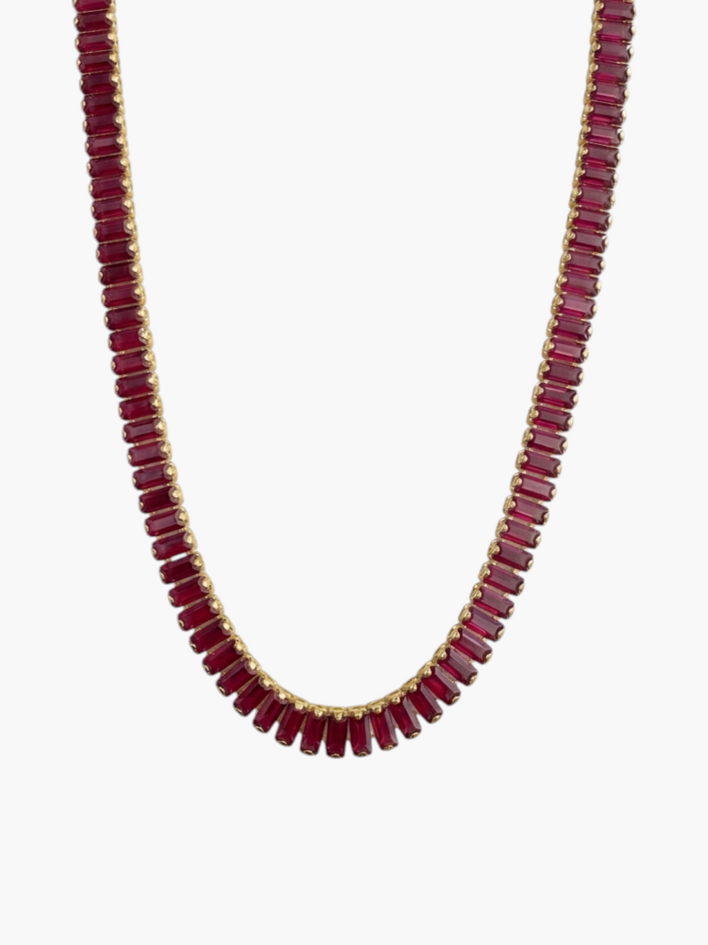 Baguette Tennis Necklace