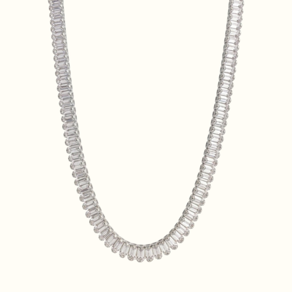 Baguette Tennis Necklace