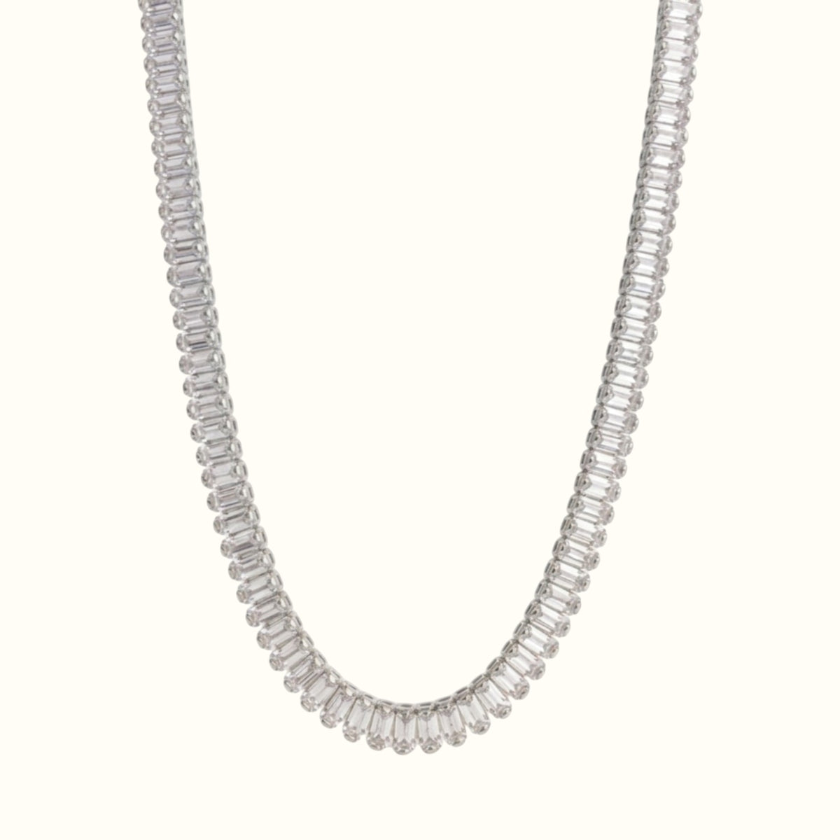 Baguette Tennis Necklace