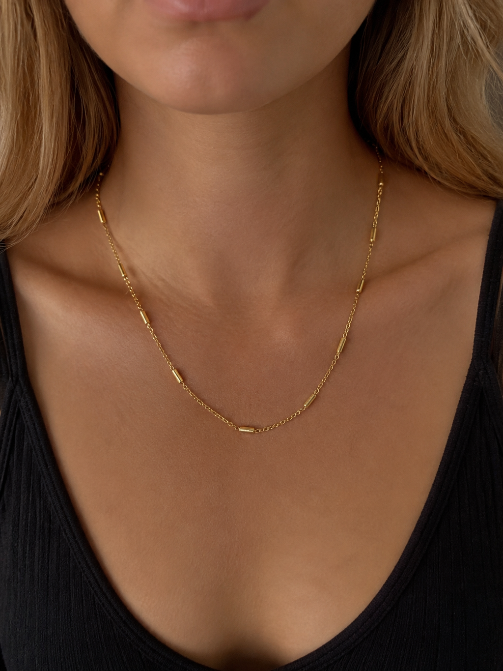 Tube Cable Chain Necklace