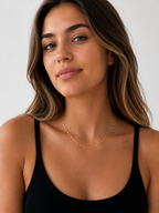 Thin Lip Chain Necklace