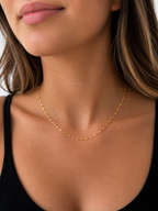 Thin Lip Chain Necklace