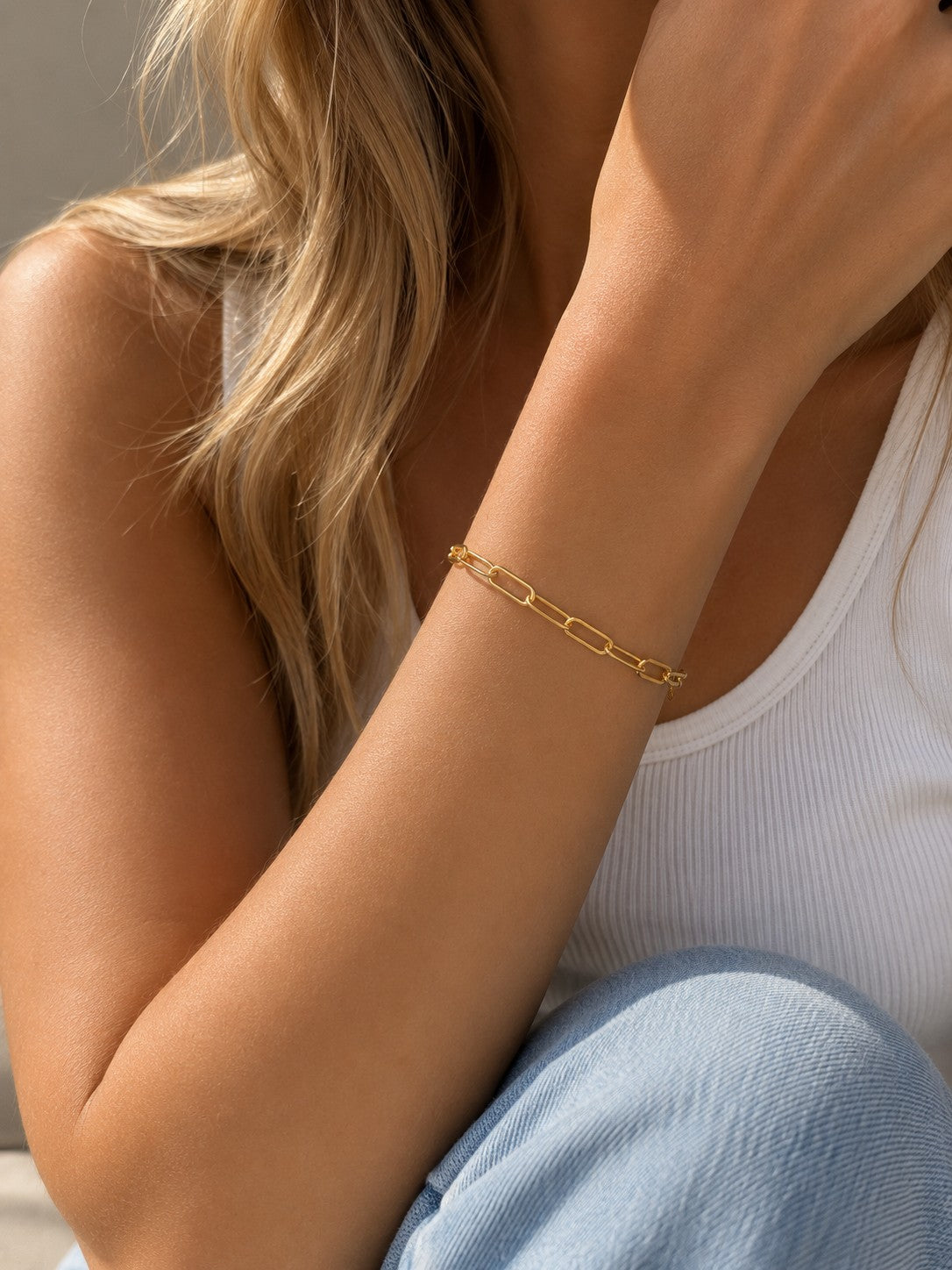 Paperclip Chain Bracelet