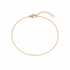 Thin Paperclip Chain Bracelet