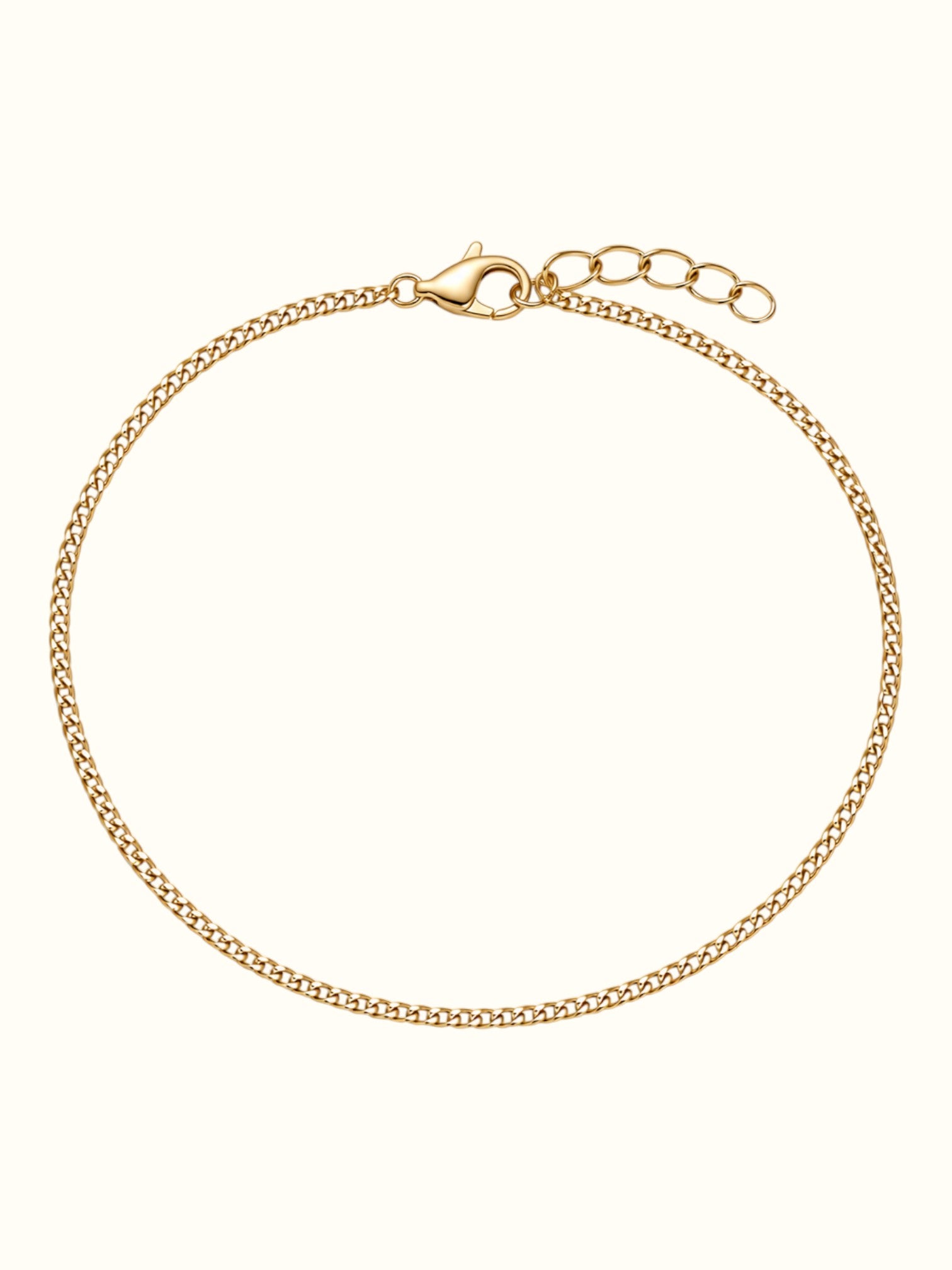 Thin Curb Chain Bracelet
