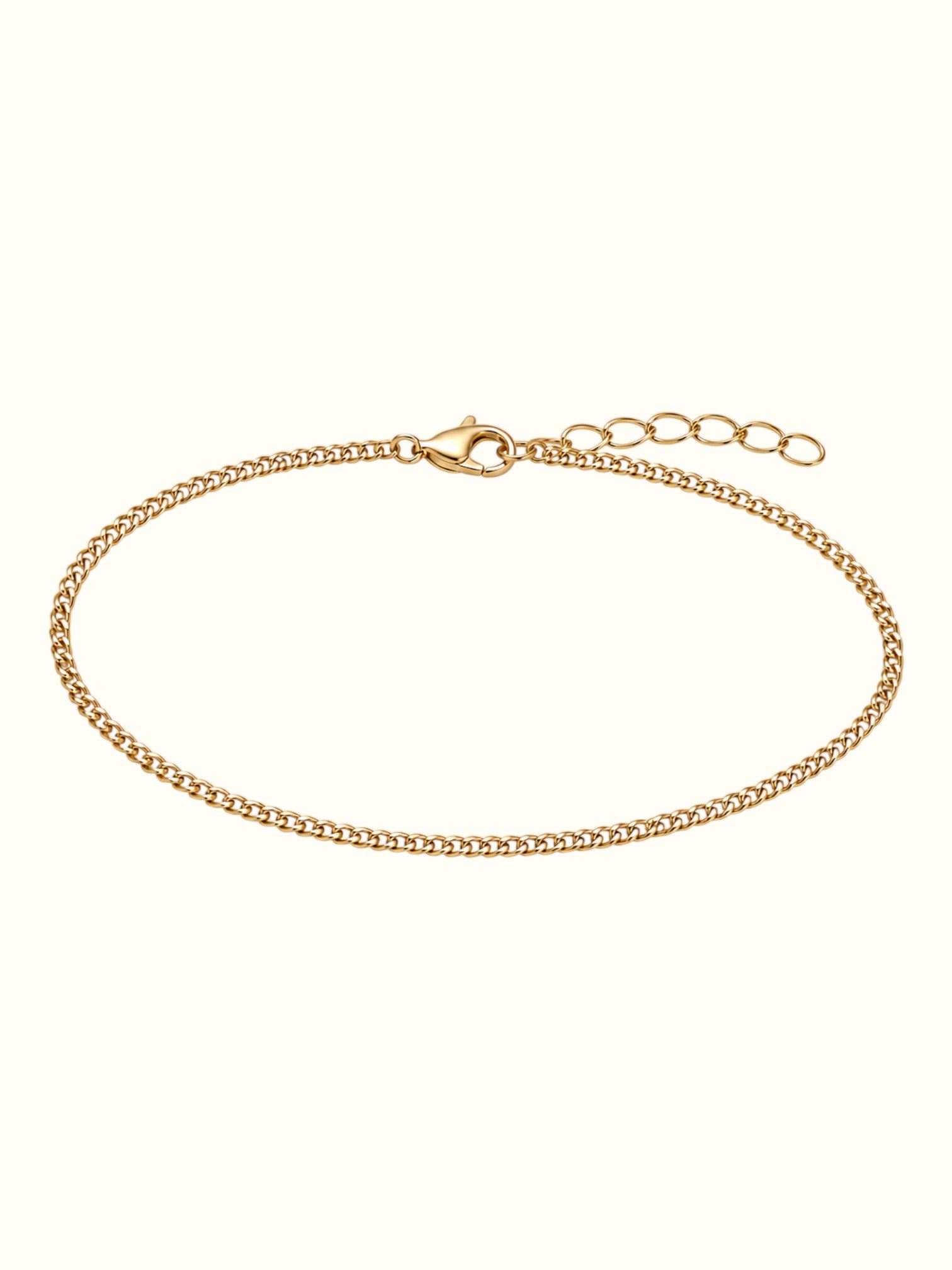 Thin Curb Chain Bracelet