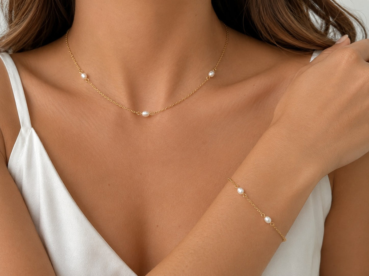 Pearl Station Bracelet