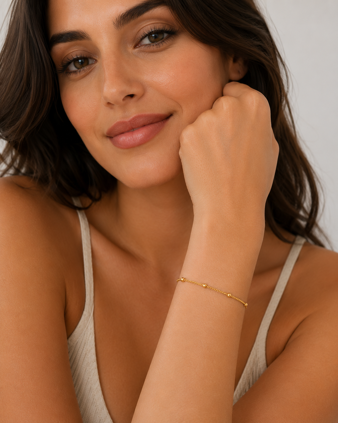 Satellite Curb Chain Bracelet