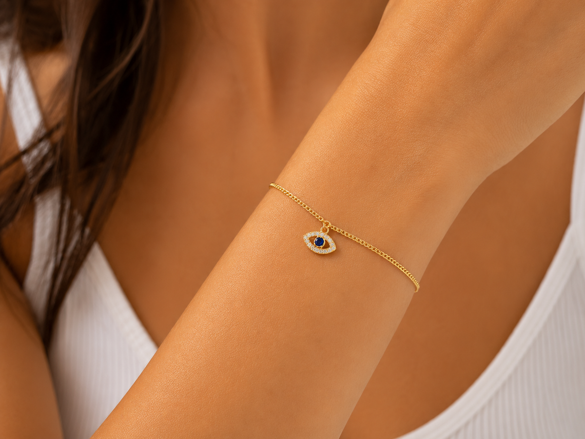 Evil Eye Zirconia Bracelet