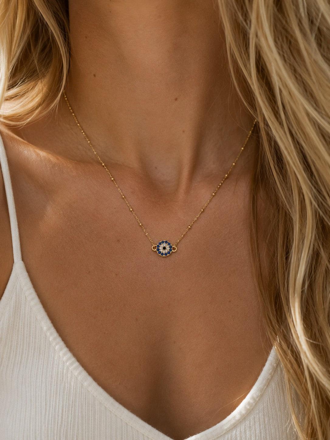 Dainty Evil Eye Necklace