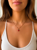 Strawberry Red Necklace
