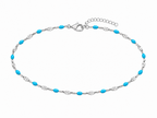 Dainty Enamel Beaded Bracelet