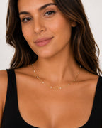 Enamel Curb Chain Necklace