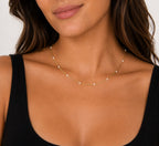 Enamel Curb Chain Necklace