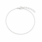 Thin Paperclip Chain Bracelet