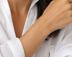 Thin Paperclip Chain Bracelet