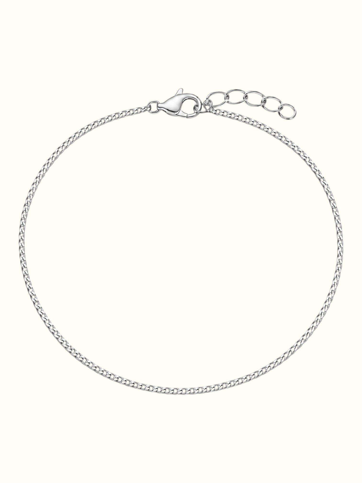 Thin Curb Chain Bracelet