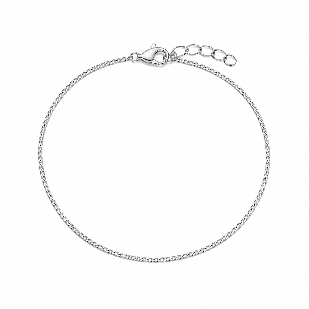 Thin Curb Chain Bracelet