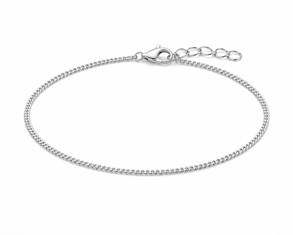 Thin Curb Chain Bracelet