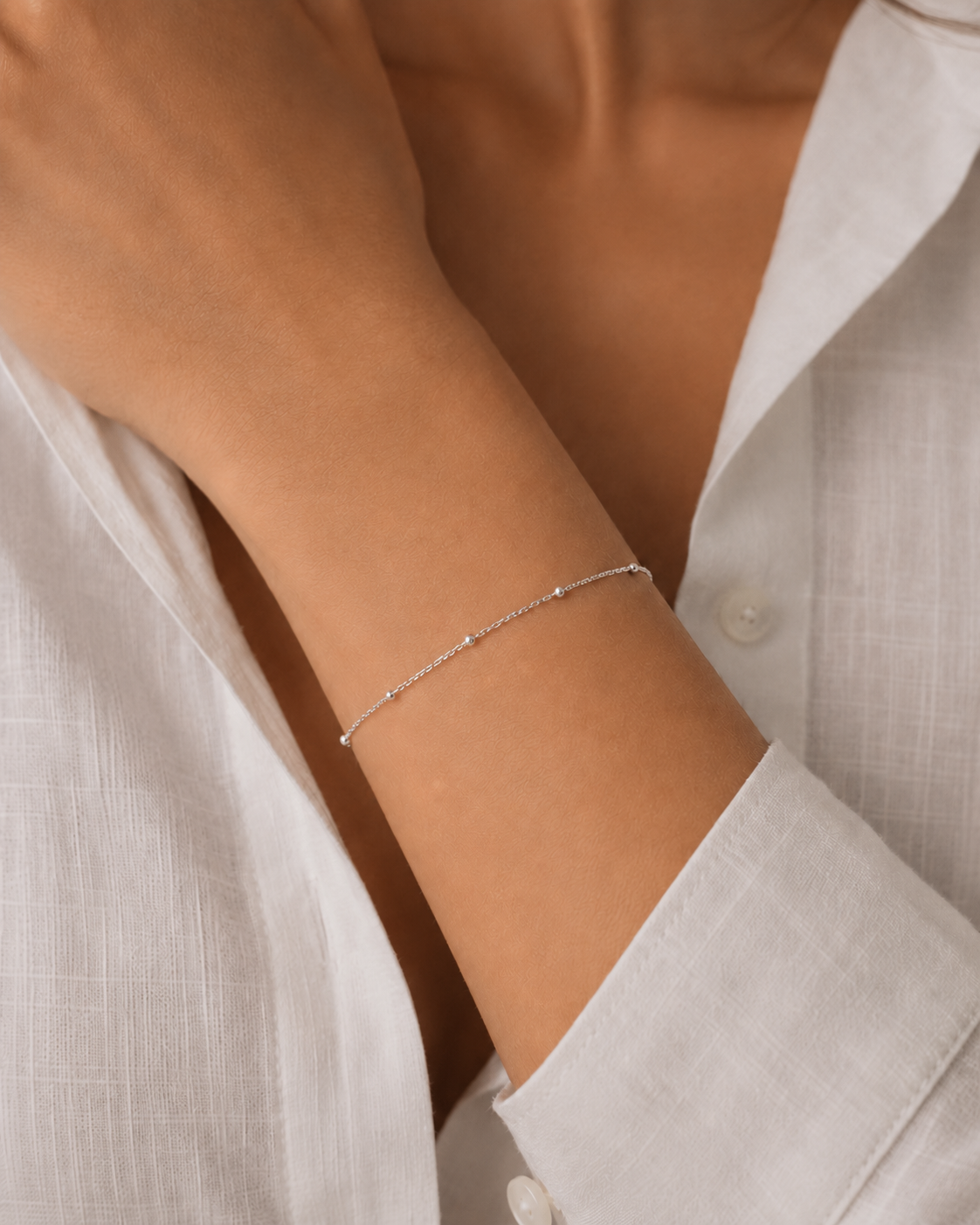 Dainty Satellite Chain Bracelet