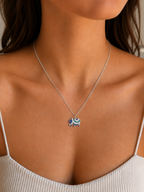 Elephant Cubic Zirconia Necklace