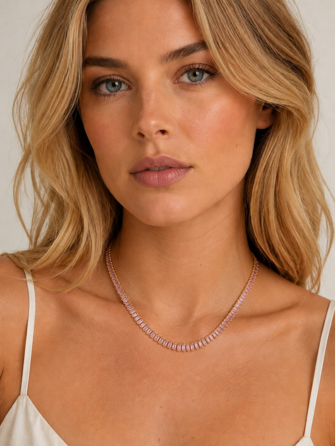 Baguette Tennis Necklace