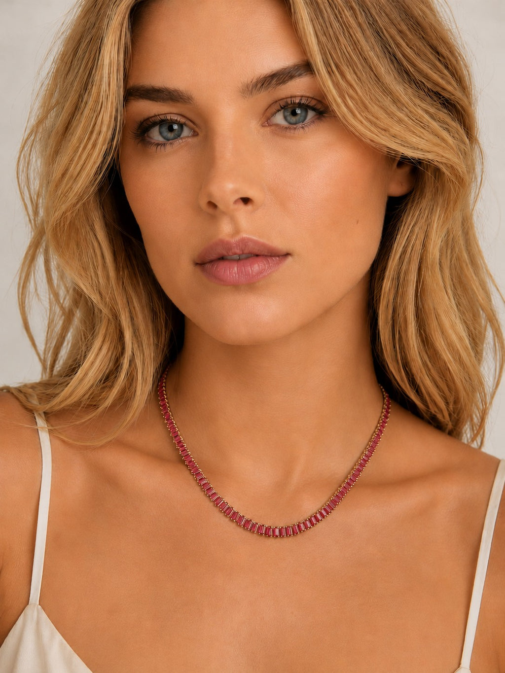Baguette Tennis Necklace