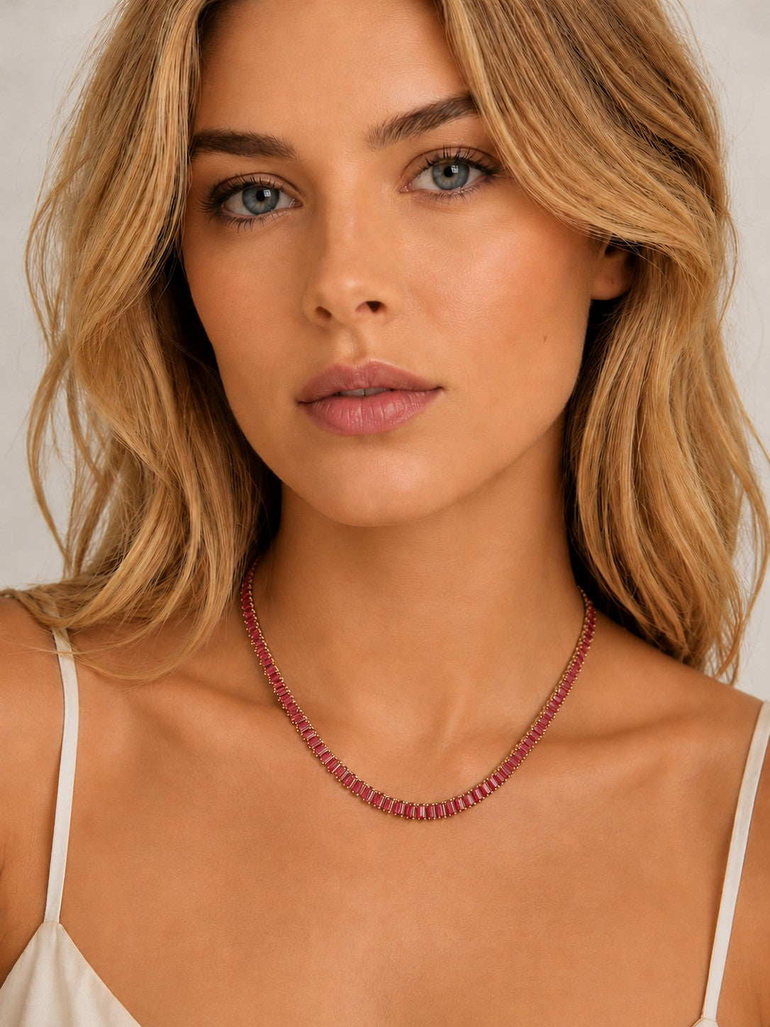 Baguette Tennis Necklace