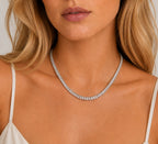 Baguette Tennis Necklace