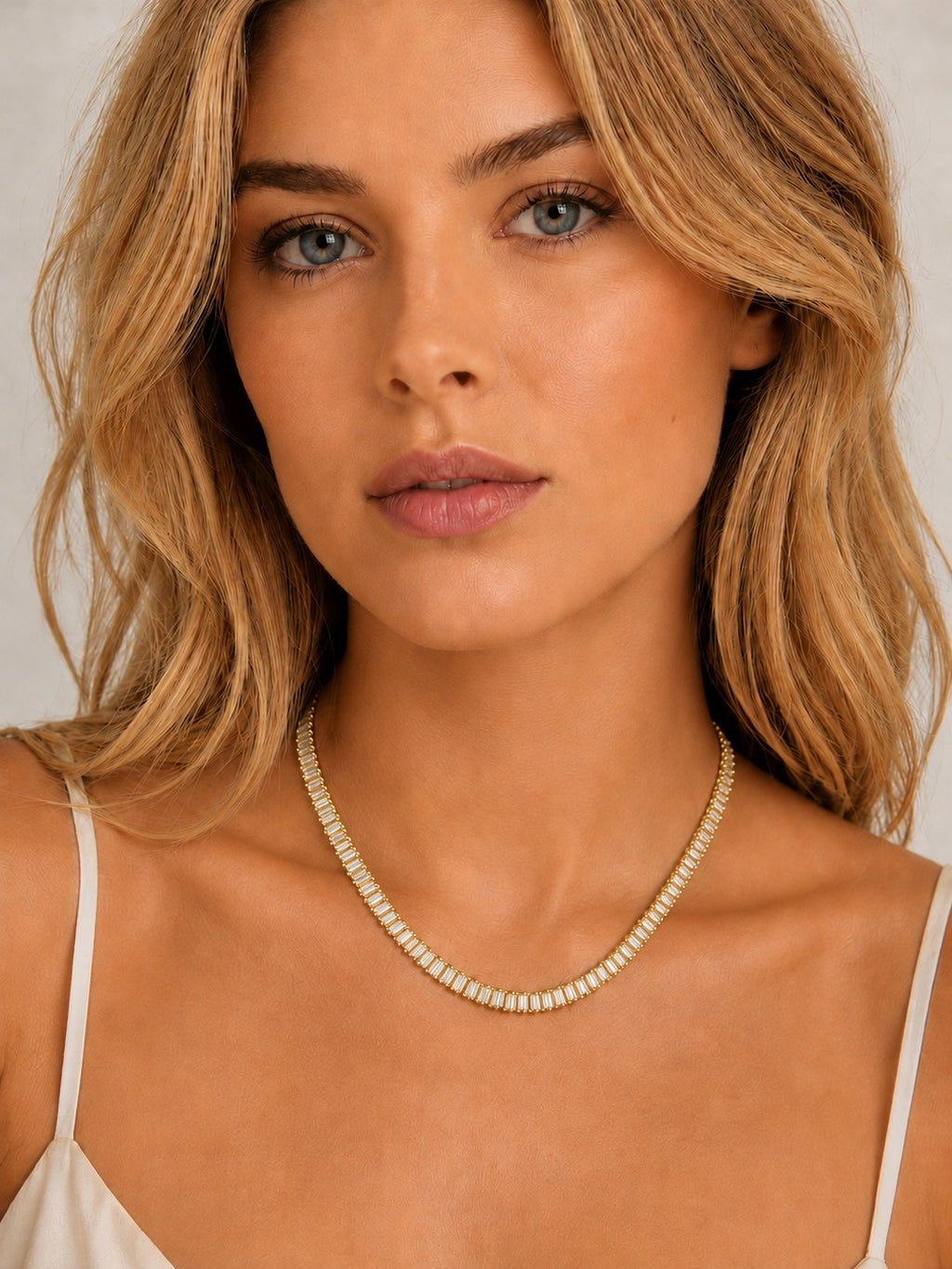 Baguette Tennis Necklace