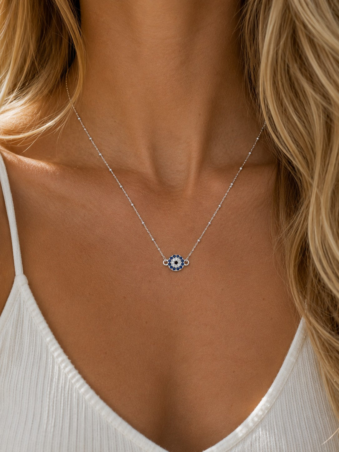 Dainty Evil Eye Necklace