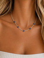 Tennis Flower Necklace