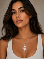 Hamsa Large Necklace