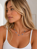 Tennis Flower Necklace