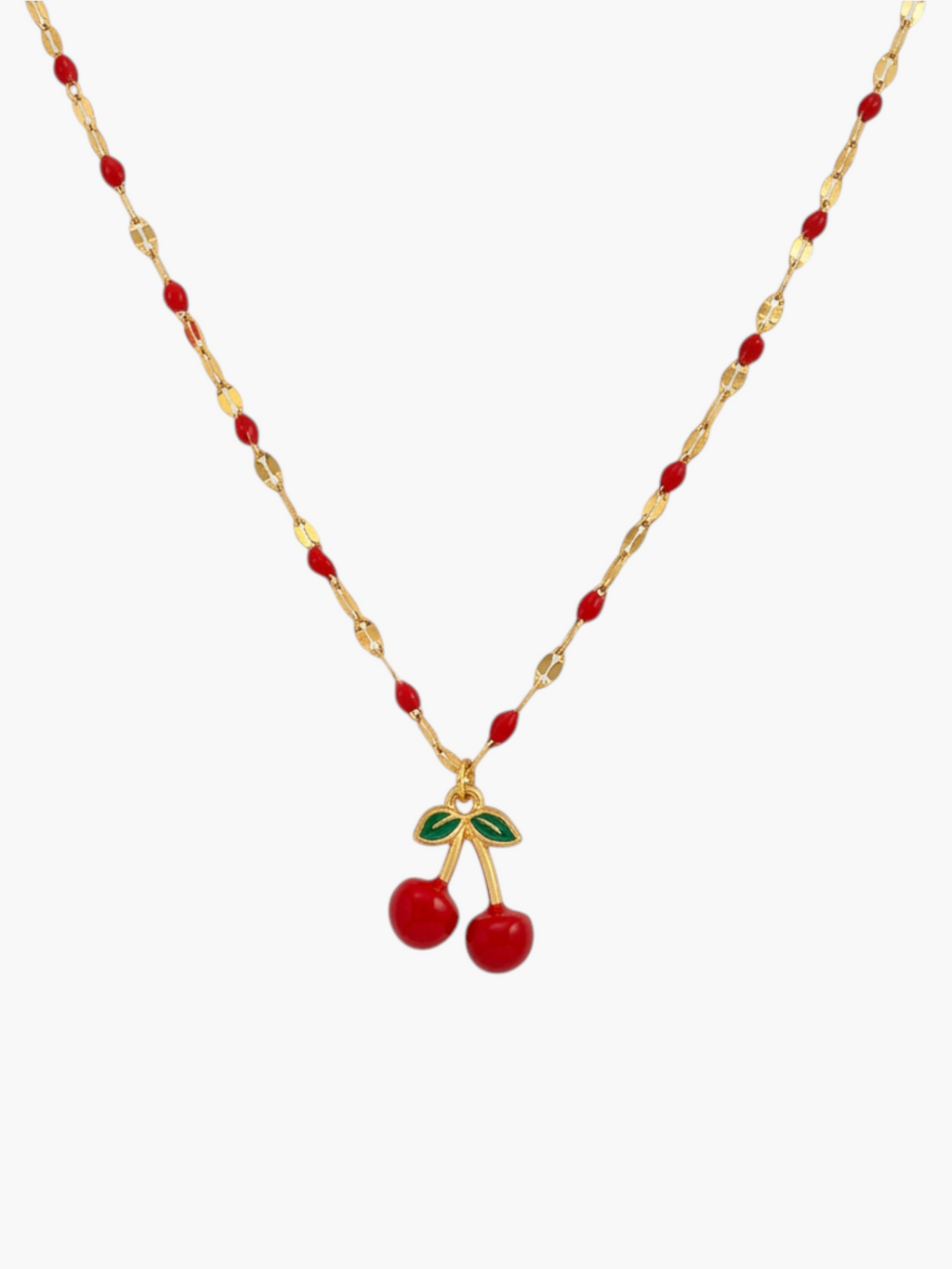Cherry Red Necklace