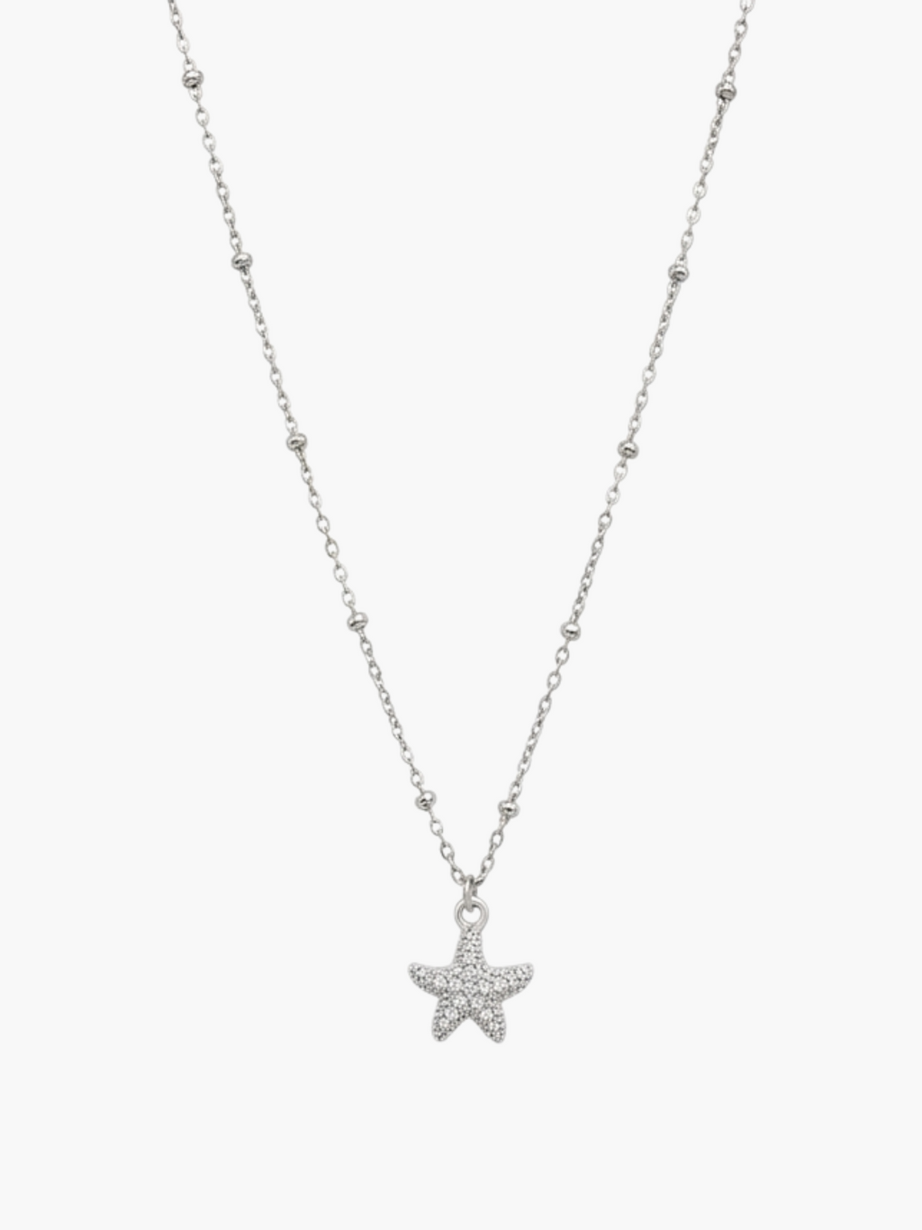Starfish Zirconia Necklace