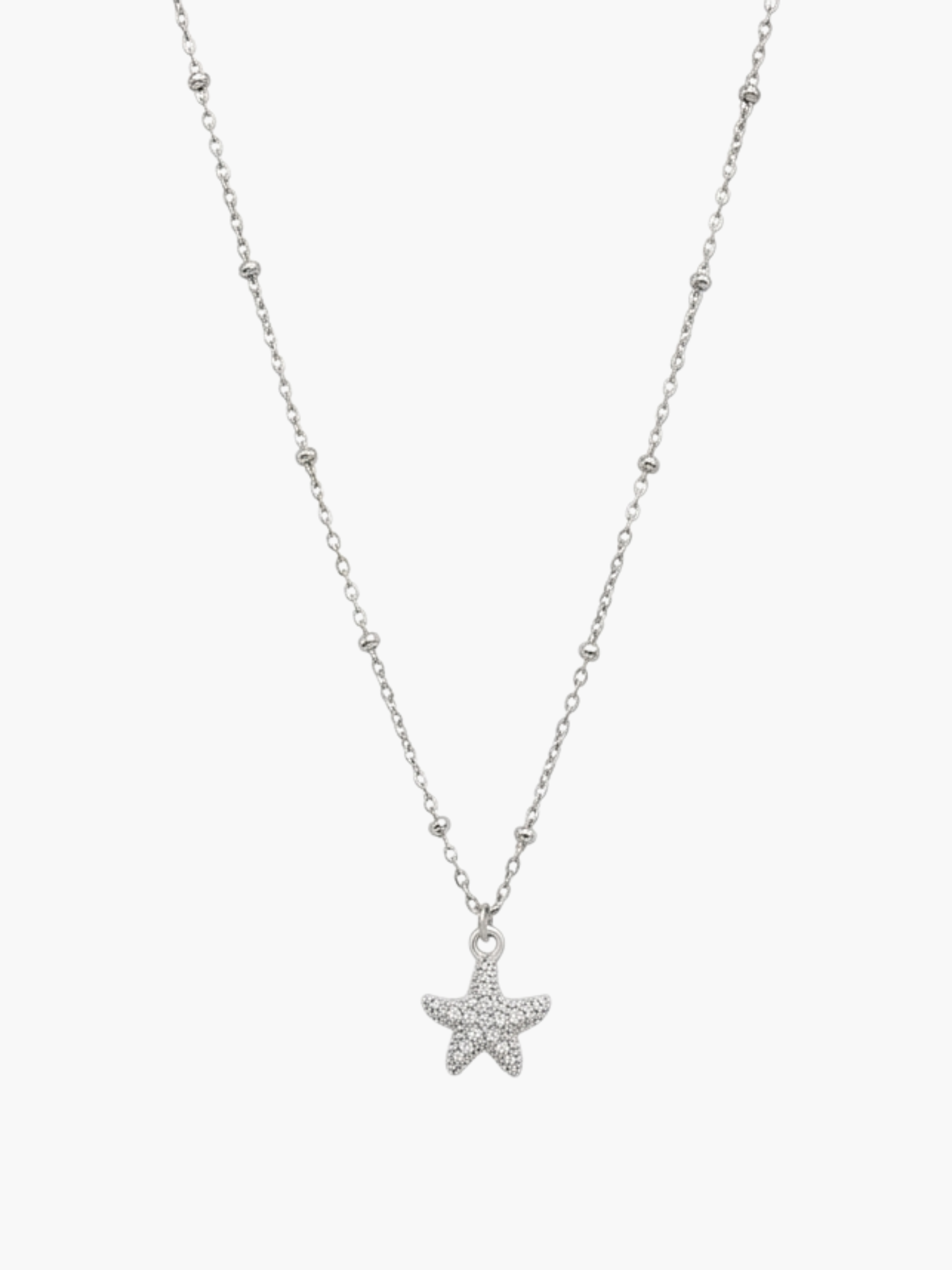 Starfish Zirconia Necklace