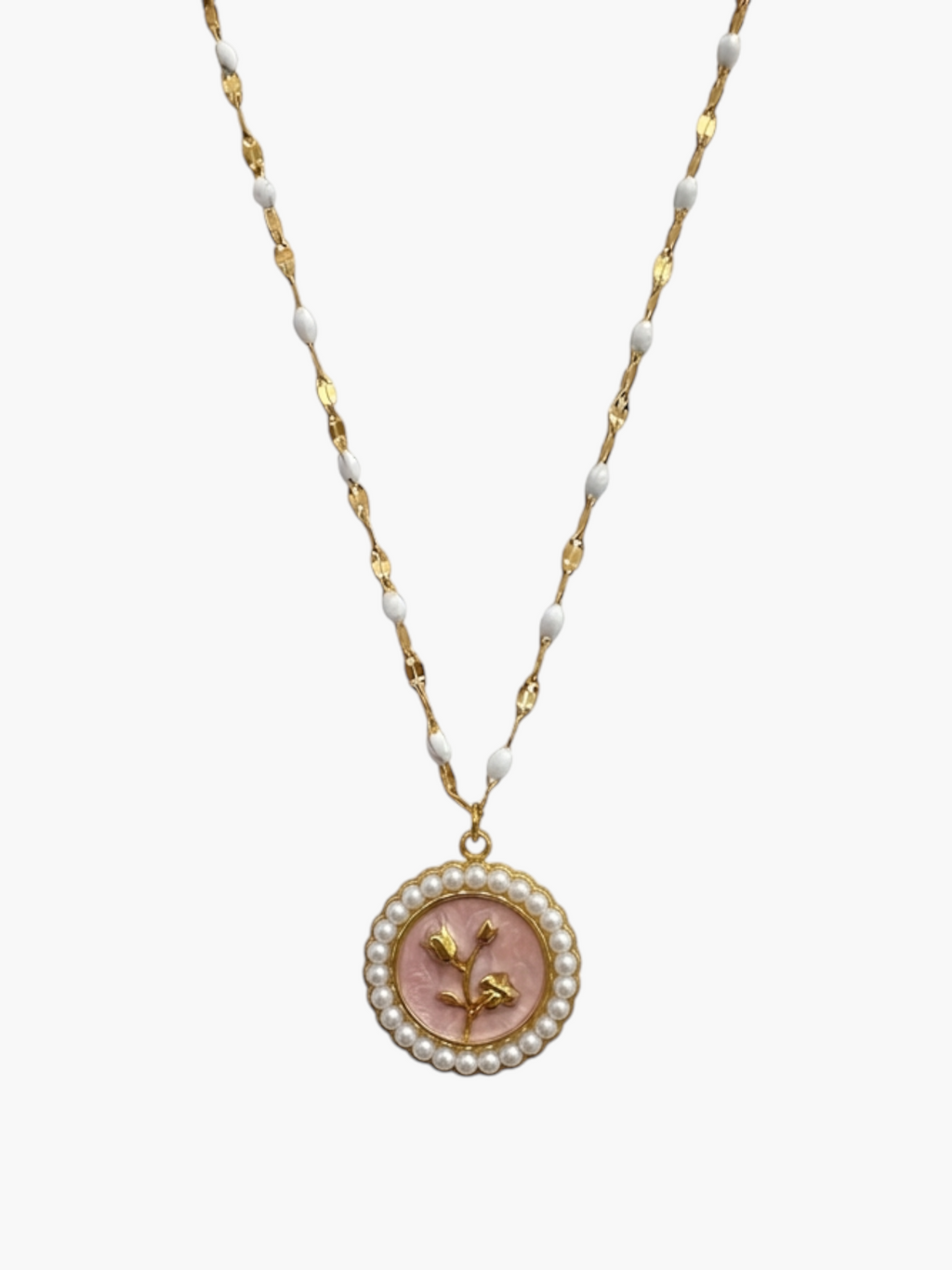 Flower Pearl Necklace