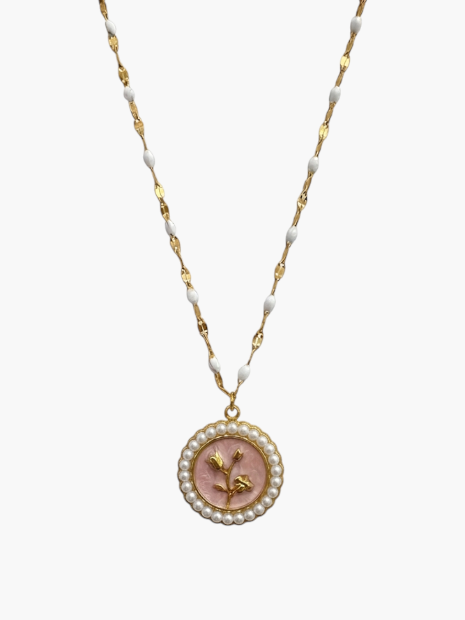 Flower Pearl Necklace