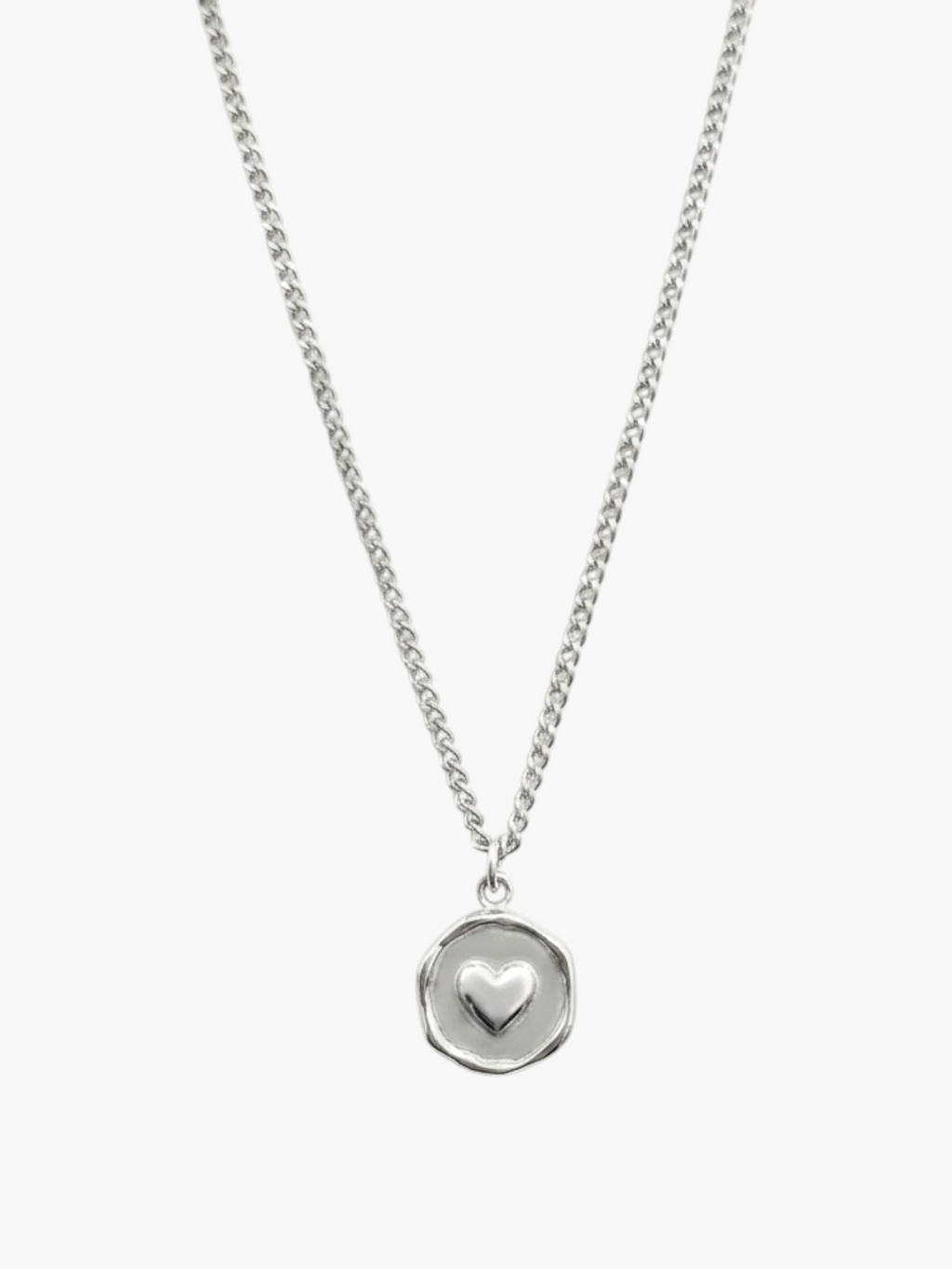 Heart Plate Necklace