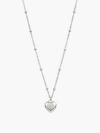 Heart with Ball Chain Necklace