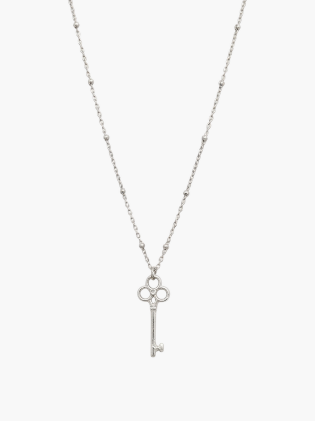Key with Ball Chain Necklace