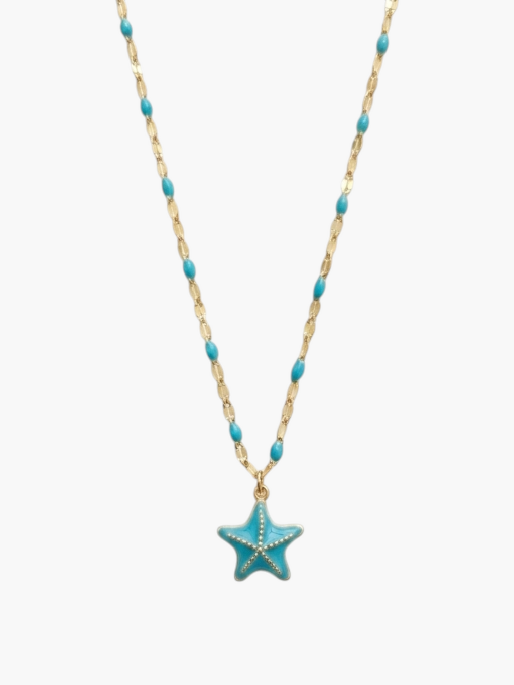 Starfish Color Chain Necklace