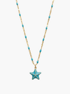 Starfish Color Chain Necklace